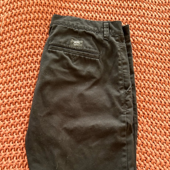 Vans Black and Tan Chino Pants - Picture 1 of 3